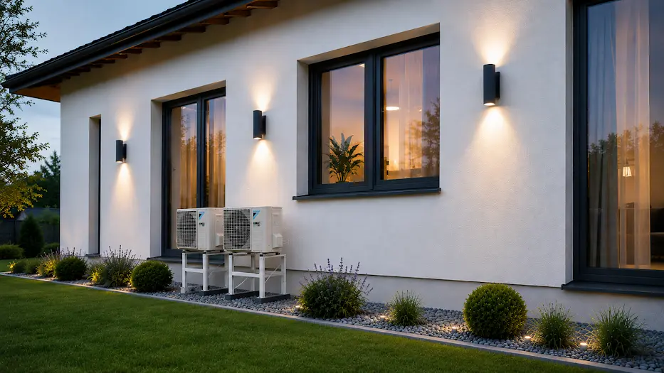 Dviejų Daikin kondicionierių montavimas modernu name, Vilniaus rajone